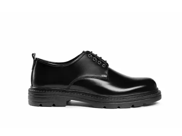 Forge Derby-premium Patent genuine leather